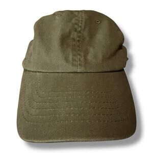 BDG Ball Cap Unisex Olive Green Adjustable Military Style Hat OSFM